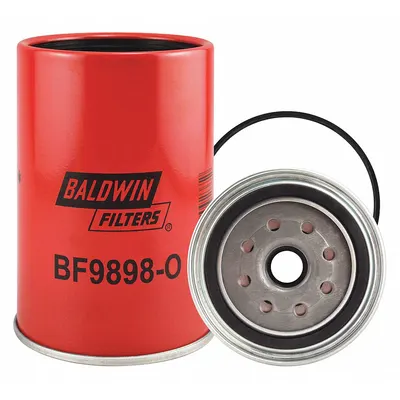 BALDWIN FILTERS Fuel Filter: Spin-On, 4 1/4 in Outside Dia, 1"-14 Thread Size, Cellulose - Spin-On Fuel Filters