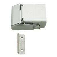 Door Latch: Stainless Steel, 15/32 in Dp, 1 9/16 in Ht, 1 1/2 in Wd (MPN STF-40-1)
