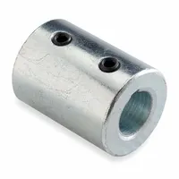 DAYTON Rigid Shaft Coupling: 1 in Bore Dia 1, 1 in Bore Dia 2, Round Keyed, For Keyed Shaft Type