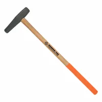 Track Chisel: Grade B Alloy Steel, 1 3/8 in Blade Wd, 24 in Overall Lg, Cushioned Grip (MPN 51702)