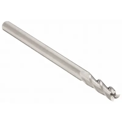 WIDIA HANITA Square End Mill: Carbide, 3 Flute, 1/8" Mill Dia, 1/2" LOC, 2-1/2" OAL (MPN I3S0125T050L) - General Purpose Carbide Square End Mills