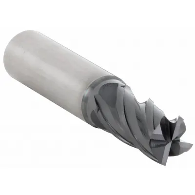 OSG Square End Mill: Carbide, TiAlN Coated, 4 Flute, 22 mm Mill Dia, 38 mm LOC - General Purpose Carbide Square End Mills