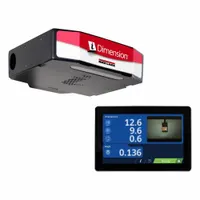 This dimensioner measures parcel length, width, and height for shipping, logistics, and warehousing applications. Constructed of aluminum, it features an Ethernet interface and USB ports, and includes a USB display for data output. Powered by an electric source, it is compatible with universal product types