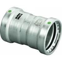 VIEGA MEGAPRESS Crimp Coupling Fitting: 2 1/2 in Pipe x 2 1/2 in Pipe Size, Press-fit x Press-fit (MPN 90645)