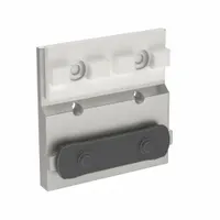 Linear Bearing: 10 Series, 1 7/8 in L x 2 1/16 in W x 5/16 in H, Silver, Single Mount, Std, Anodized (MPN 6760)