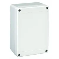 BOX ENCLOSURES Enclosure: Gray, Polycarbonate, 3 in x 3 in x 2 in, NEMA 4, Solid Cover (MPN BEN-20P)