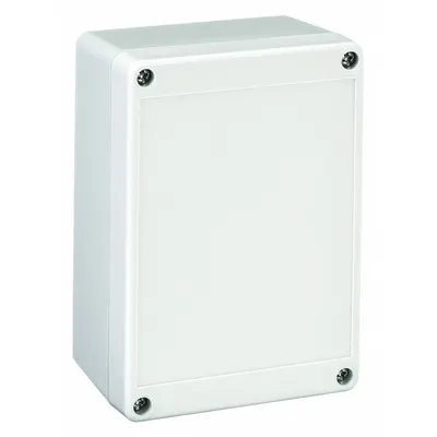 BOX ENCLOSURES Enclosure: Gray, Polycarbonate, 3 in x 3 in x 2 in, NEMA 4 - Nonmetallic Enclosures