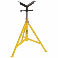SUMNER V-Head Pipe Stand: V Head, 3,500 lb Max Load Capacity, Rigid Leg, 24 in Pipe Size Range (MPN 4800)