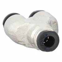 AIGNEP USA Push-Fit Wye Fitting: 5/16 in OD x 5/16 in OD x 5/16 in OD Size, Nickel, Silver, 5 PK (MPN 50310N-8-PK5)