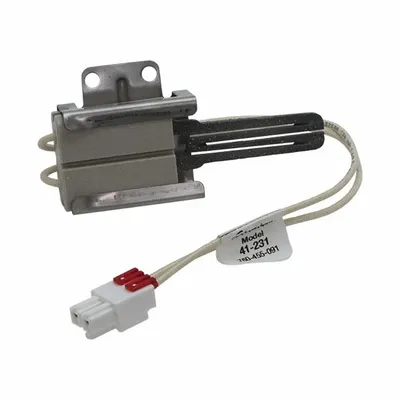 Robertshaw Hot Surface Igniter: OEM, Silicon Carbide, 10 in Lead Lg, 120V AC, Hardwired - Universal Hot Surface Ignitors