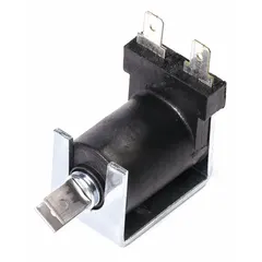 Solenoid: 240 V AC, 0 to 1/2 in, 3.2 to 56 oz, 81/100 in Dp, 1 13/100 in Lg, 3/4 in Wd, Intermittent (MPN C8-520-M-36). Key specifications — Pull Force Range: 3.2 to 56 oz; Solenoid Type: AC C-Frame Pull Type; Duty Cycle: Intermittent; Coil Volts: 240 V AC; Stroke Range: 0 to 1/2 in.