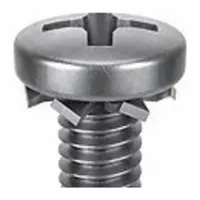 SEMS Screw: External Tooth, #8-32 Thread Size, 1 1/4 in Lg, Stainless Steel, Passivated, Pan, 25 PK (MPN 1-PPE-8C-125)