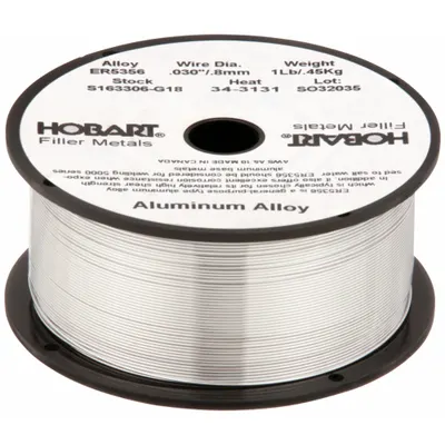 HOBART ER5356 MIG Welding Wire, 0.03 in, 1 lb Spool