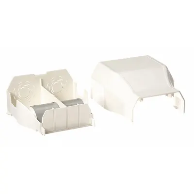 PANDUIT T70EEIW Entrance End for T-70 Raceway, Off White, Plastic, Snap On - End Fittings for Nonmetallic Single-Channel Raceways