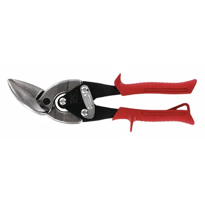 MIDWEST SNIPS Aviation Snip: Left, 9 3/4 in Overall Lg, 1 1/4 in Cutting Lg - Aviation Snips
