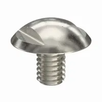 Machine Screw: M4x0.70 Thread Size, 6 mm Lg, Truss Head, Spanner, 316, Stainless Steel, Plain (MPN K1329.04X6)