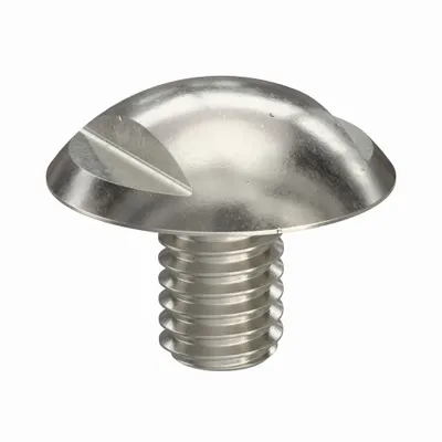 KIPP Machine Screw: M4x0.70 Thread Size, 6 mm Lg, Truss Head, Spanner, 316, Stainless Steel - Hygienic Truss-Head Panel Screws