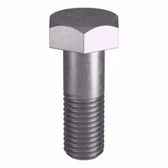 Grade B8 heavy hex bolt, 3/4"-10 thread size, plain finish. Manufactured from stainless steel per ASTM A193 and dimensional standard ASME B18.2.1. Suitable for high-temperature and high-pressure applications such as flanged connections, pressure vessels, and structural steel joints.