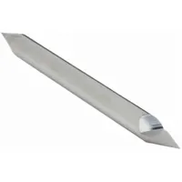 APPROVED VENDOR Engraving Tool: Pointed, Double End, Carbide, 30° Tip Angle, 0.008" Tip Dia, 3" OAL (MPN 723-125300)