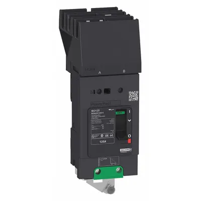 SQUARE D Molded Case Circuit Breaker: 20 A Amps, 100kA at 240V AC, Fixed, AB, 2 Poles - B-Frame Square D Molded Case Circuit Breakers