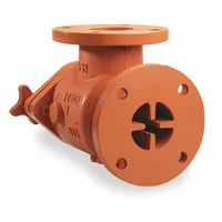 SSI Strainer: 6 in, 6 in Outlet Connection Size, FF Flange, 17 in Lg, Cast Iron, 0.0331 in (MPN 0600-125SFIP-42)