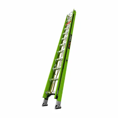 LITTLE GIANT 24 ft Cable Grab Non-Conductive Fiberglass Extension Ladder - Cable Grab Non-Conductive Fiberglass Extension Ladders