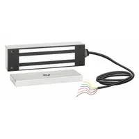 This SDC gate magnetic lock is constructed with a stainless steel housing. It features an instantaneous release delay for fast unlocking. Typical applications include securing gates and access points in commercial and institutional settings