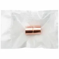 STREAMLINE Sweat Fitting Coupling: 3/8 in CTS x 3/8 in CTS, Cup x Cup, Rolled Center Stop (MPN W 01017CB)