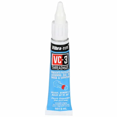 VIBRA-TITE VC-3 Reusable Threadlocker, Red, 0.16 fl oz, Tube - Reusable Threadlockers