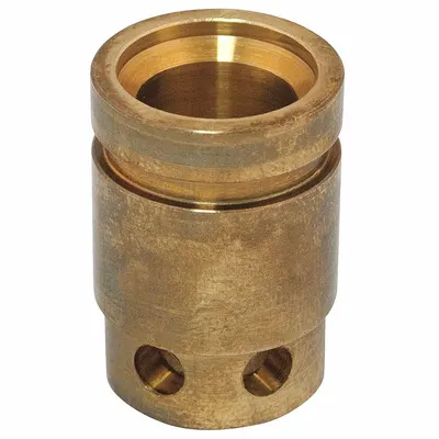 CHICAGO FAUCETS Cartridge Sleeve, Brass, Chrome, 13/16 in Overall Length - Faucet Stems, Spindles, Filters & Cartridge Parts