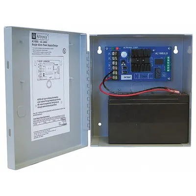 ALTRONIX AL100UL Power Supply Board with Steel Enclosure - Power Supply Boards with Enclosures