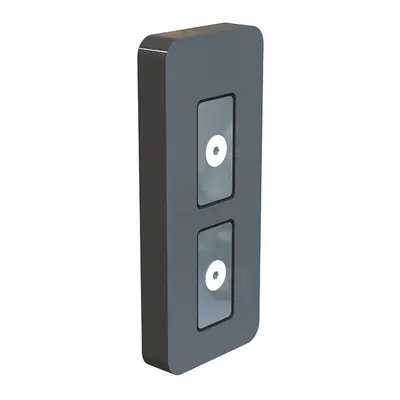 BANNER STAKES Magnetic Attachment: Black - Retractable Belt Barrier Ends