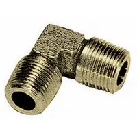 LEGRIS Metal Pipe Elbow: 90° Elbow, 1/2 in x 1/2 in, Male BSPT Threaded x Male BSPT Threaded (MPN 0152 21 21)