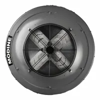 MODINE Ceiling Fan: 3,100 cfm Airflow, 19 in Blade Dia, Variable Speeds, 208V AC, Single Phase, Gray (MPN DSU310AA16FN)