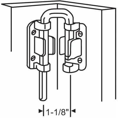 OEM APPROVED VENDOR Security Latch for Sliding Doors, 16-185 - Locks for Sliding Doors