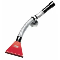 This suction head is a nozzle for portable welding fume extractors, designed for use with the Miniflex series. It captures fumes at the source during welding operations. Dimensions: 1 3/4 in diameter, 6 in length, 3 in width