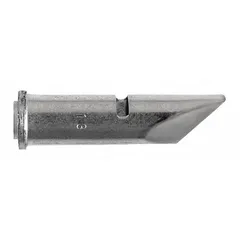 This knife-style soldering tip is a replacement for the Ultratorch UT-200 handpiece. With a 12.5 mm wide blade, it is suited for precision soldering and desoldering tasks, including drag soldering and component removal on electronic assemblies.