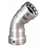 VIEGA MEGAPRESS Crimp Elbow Fitting: 3/4 in Pipe x 3/4 in Pipe Size, Press-fit x Press-fit, EPDM (MPN 90060)