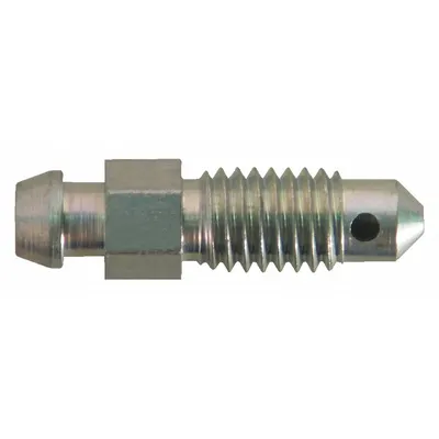 SUR&R Brake Bleeder Screw: Brake Bleeder Screw, M8-1.2 Thread Size, Steel, 5 Pieces - Hydraulic Brake Line Accessories