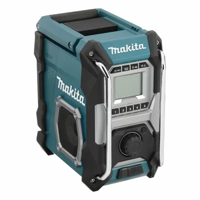 MAKITA GRM01 Jobsite Radio, AM/FM/Auxiliary, 12V DC, Tool Only - Makita Jobsite Radios & Speakers