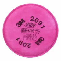 Filter: P100, Magenta Color, 3M 5000 Series/3M 6000 Series/3M 7000 Series/3M FF-400 Series, 2 PK (MPN 2091)