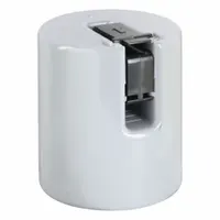 PVC cable weight for float switches, weighing 1.3 lb. Compatible with 14 AWG, 16 AWG, and 18 AWG wire gauges. Used to maintain proper float switch positioning in tanks or sumps, preventing cable drift for consistent level control