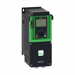 SCHNEIDER Variable Speed Drive: In Phase Three, 380-480V AC, Out Phase Three, 1 hp_1/2 hp, IP21 (MPN ATV630U07N4US). Key specifications — Style: Chassis; Color: Black/Green; Output Voltage: 380-480V AC; Output Phase: Three.