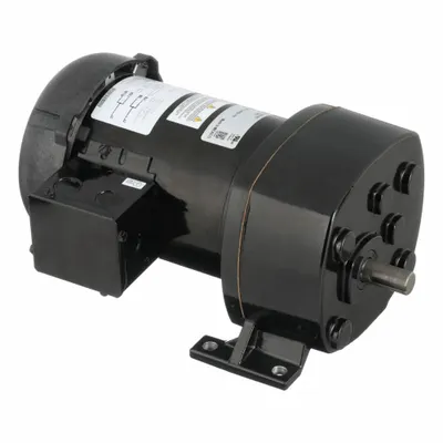 Dayton Gearmotor: Parallel, Single Output Shaft, Split-Phase, TEFC, 5.4 RPM, 0.25 hp Input - Parallel Shaft AC Gearmotors