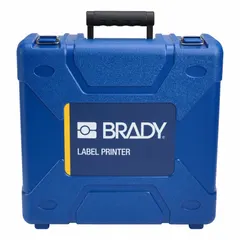 This blue storage and transport case is designed for the i4311 printer series. It provides a protective enclosure for the label maker, facilitating safe handling and organization in industrial settings.