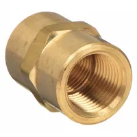 PARKER Metal Pipe Straight: Straight, 1/8 in x 1/8 in, Female NPT Threaded x Female NPT Threaded (MPN 207P-2)