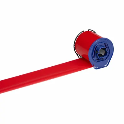 BRADY I75-R4500-RD Single-Color Printer Ribbon, Red, Wax/Resin, R4500 Series - Brady Single-Color Ribbons