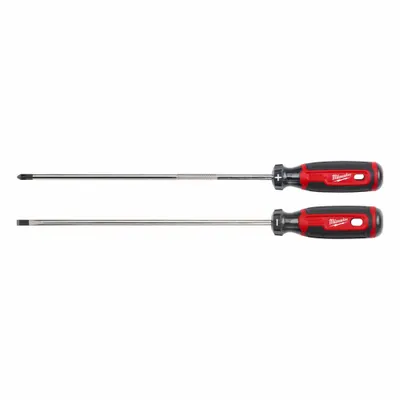 MILWAUKEE Multi-Bit Screwdriver: 1-10 Pieces, 1 Pieces, Phillips/Slotted Tip - General Purpose Screwdriver Sets