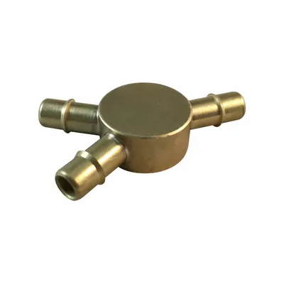 MEM-CO Y3-1/2 Brass Barbed Wye Tube Fitting - Standard Brass Barbed Tube Fittings