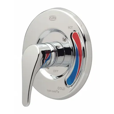 ZURN Z7300-SS-MT Tub and Shower Valve Kit with Chrome Circle - Handle, Trim & Valve Kits for Bathtubs & Showers